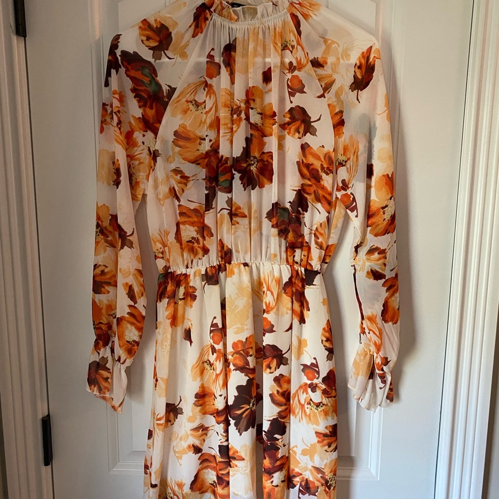 Womens floral print dress